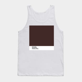 PANTONE 19-1419 TCX Chicory Coffee Tank Top